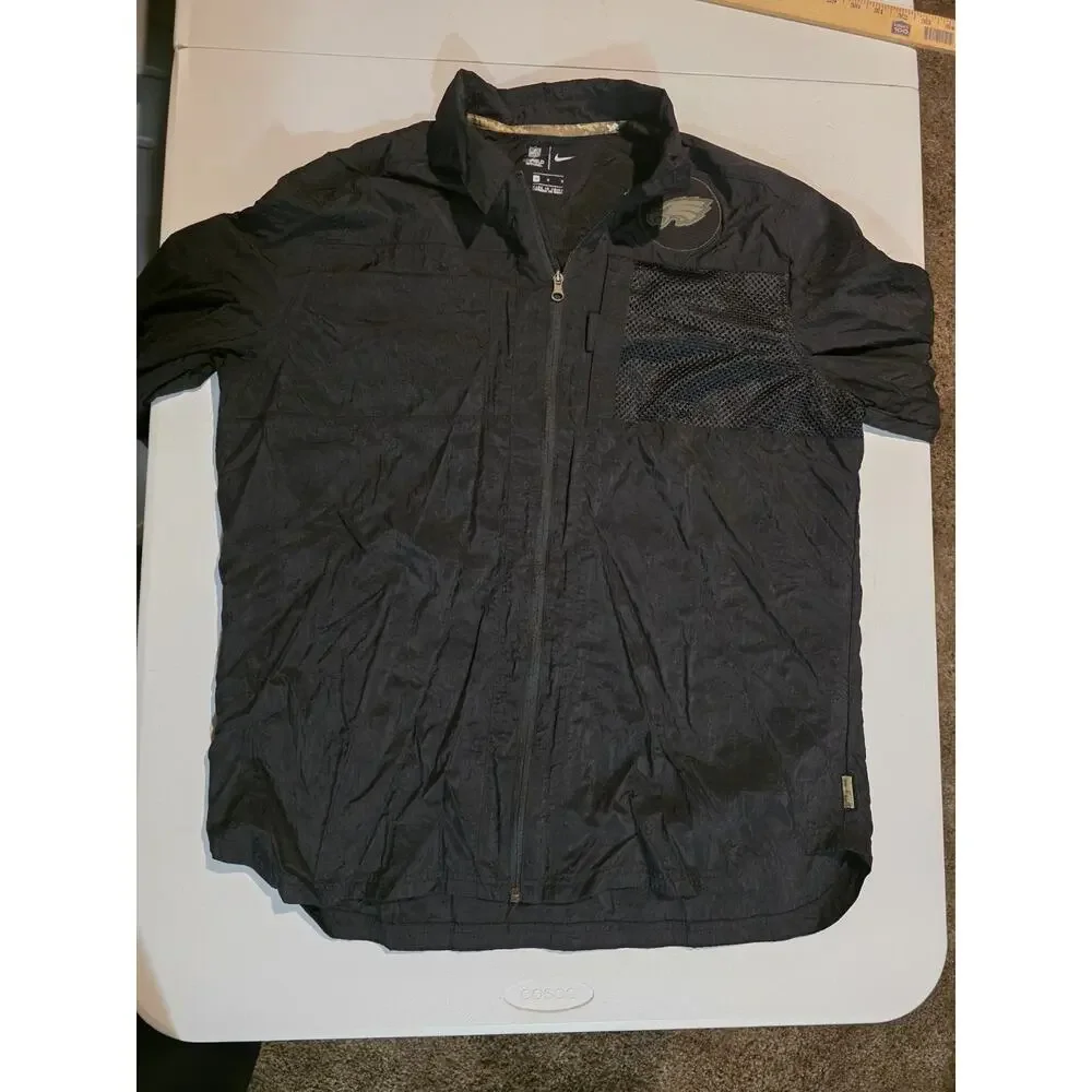 2020 Nike Philadelphia Eagles Windbreaker Jacket Salute to Service Full Zip L